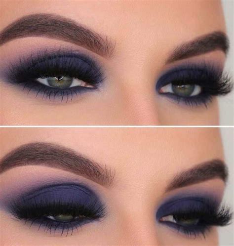 navy eyeshadow